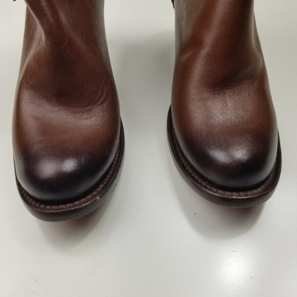 Denver Brown Studded Lady Gabriel Ankle Boots size 6.5 - Picture 7 of 12